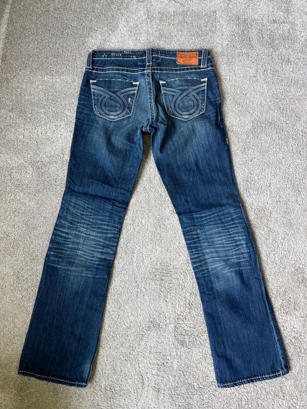 Big star “miki” Dark Wash Bootcut Jeans 26R - Picture 2 of 11